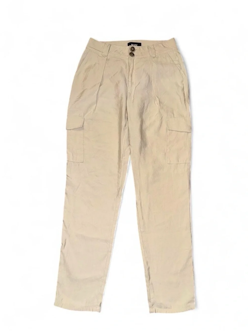PAIGE Tapered Cream/Birch Cargo Pants
